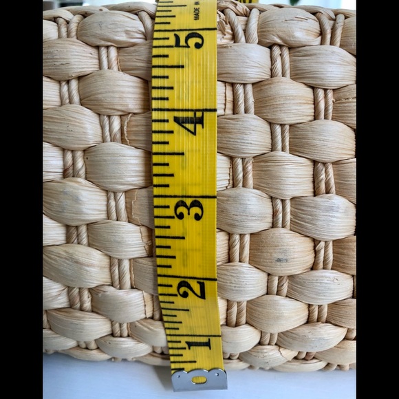 Boston Proper trending large woven raffia tote. - Picture 7 of 15